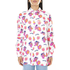  LOM10039PET-WHITE/PINK  LAZY OAF 