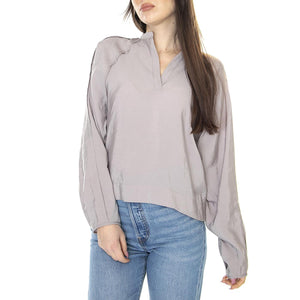 W' Cilla Cement - Top Maniche Lunghe Donna Grigio 330550-559  ELVINE 
