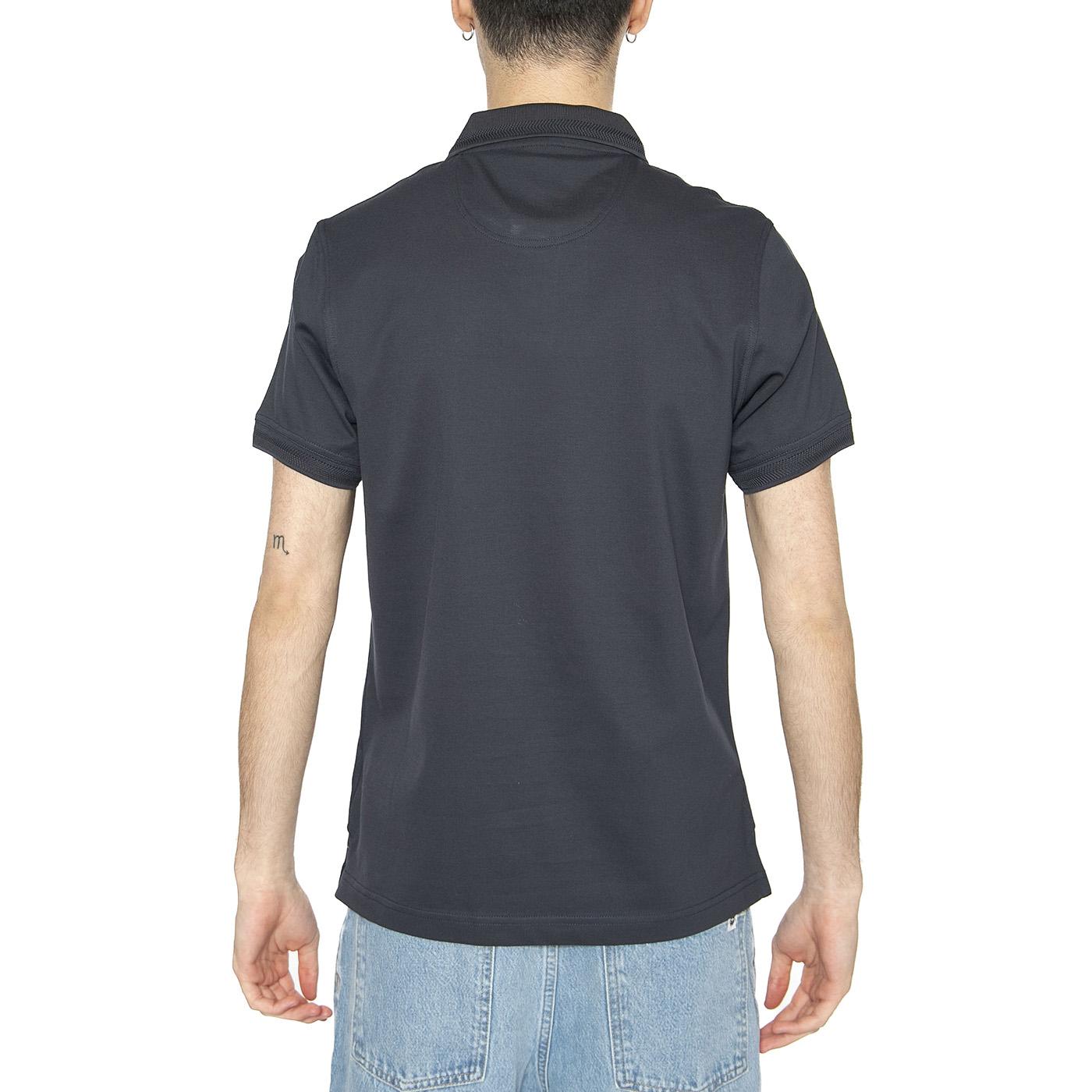 Premium Tartan Piquet Polo Navy - Polo Uomo Blu MML1464-NAVY  BARBOUR 