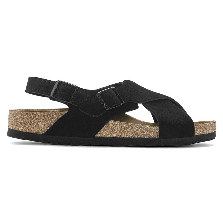 W' Tulum SFB Black Suede Leather - Sandali Donna Neri 1024086  BIRKENSTOCK 