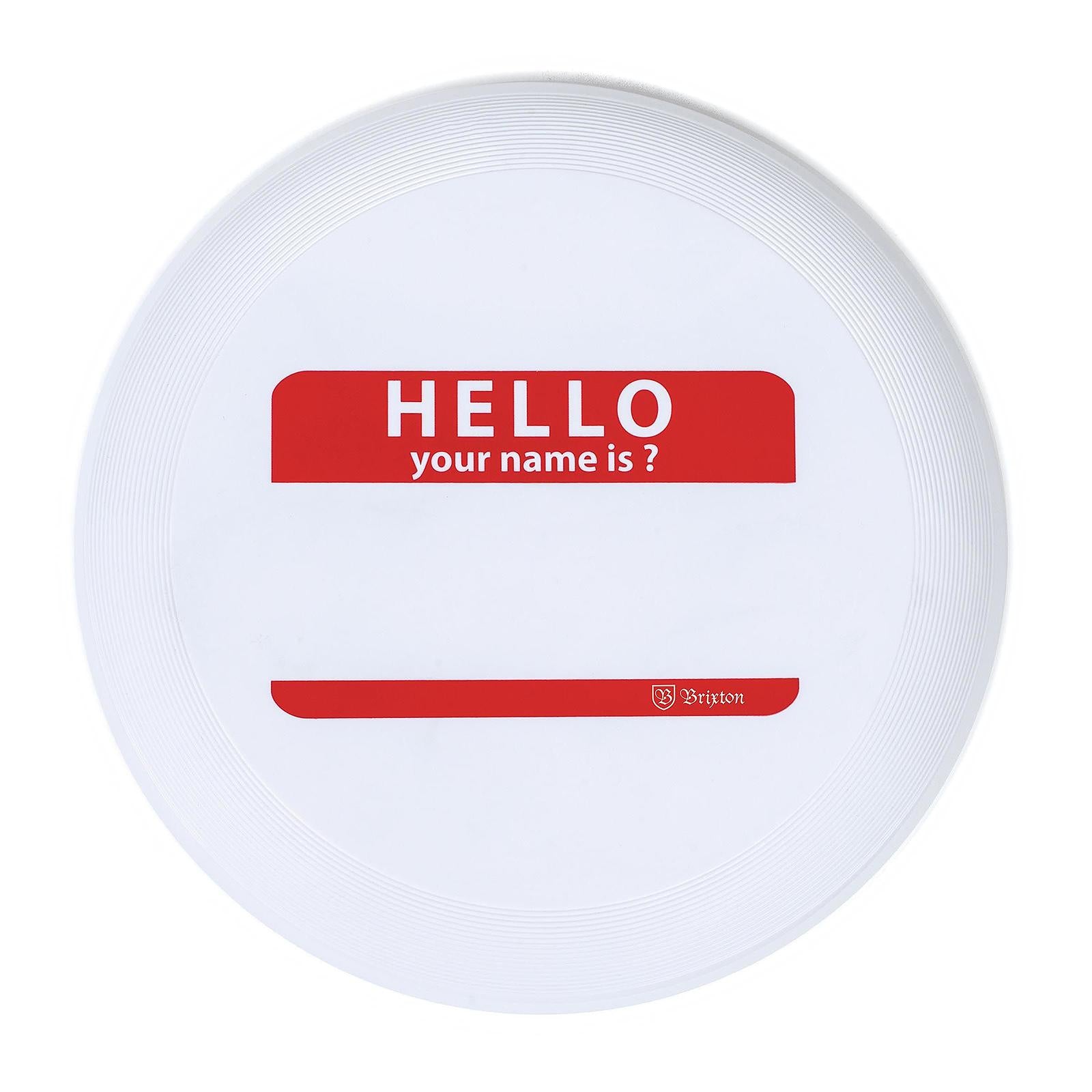 Hello Disc - White - Frisbee Bianco 05225-WHITE . BRIXTON 