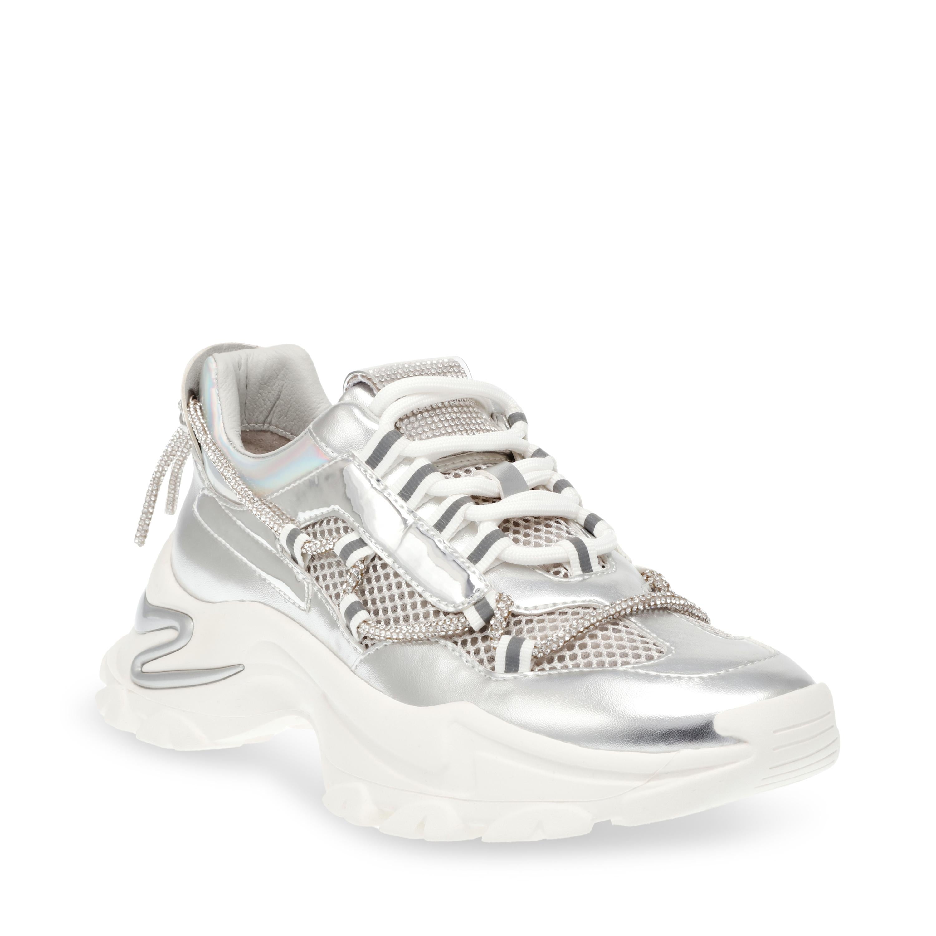 Miracles Silver / White - Scarpe Stringate Donna Multicolore SMPMIRACLES-04D  STEVE MADDEN 