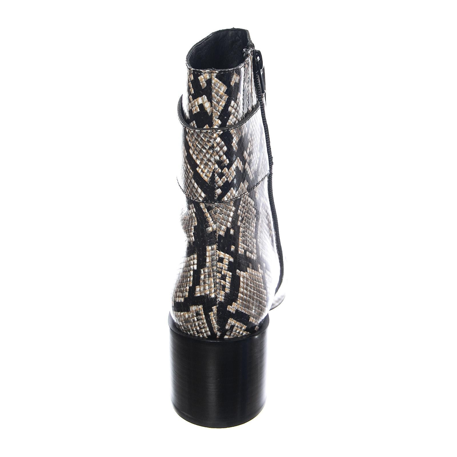  JC-721-2-8-SNAKE-BLK/GREY  JEFFREY CAMPBELL 