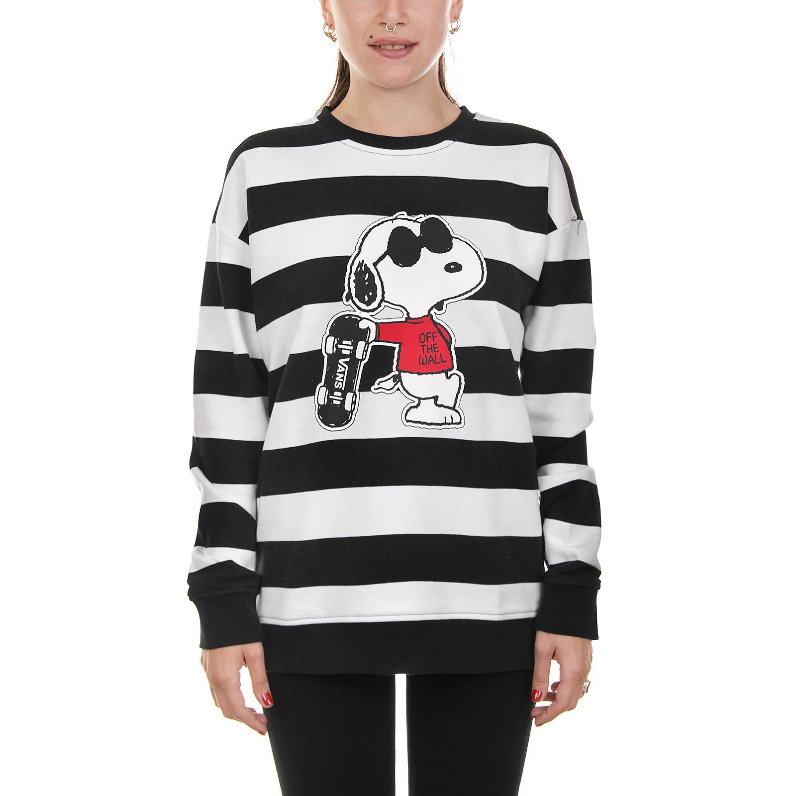 WM JOE COOL CREW WHITE-BLACK VA3AVHYB2  VANS 