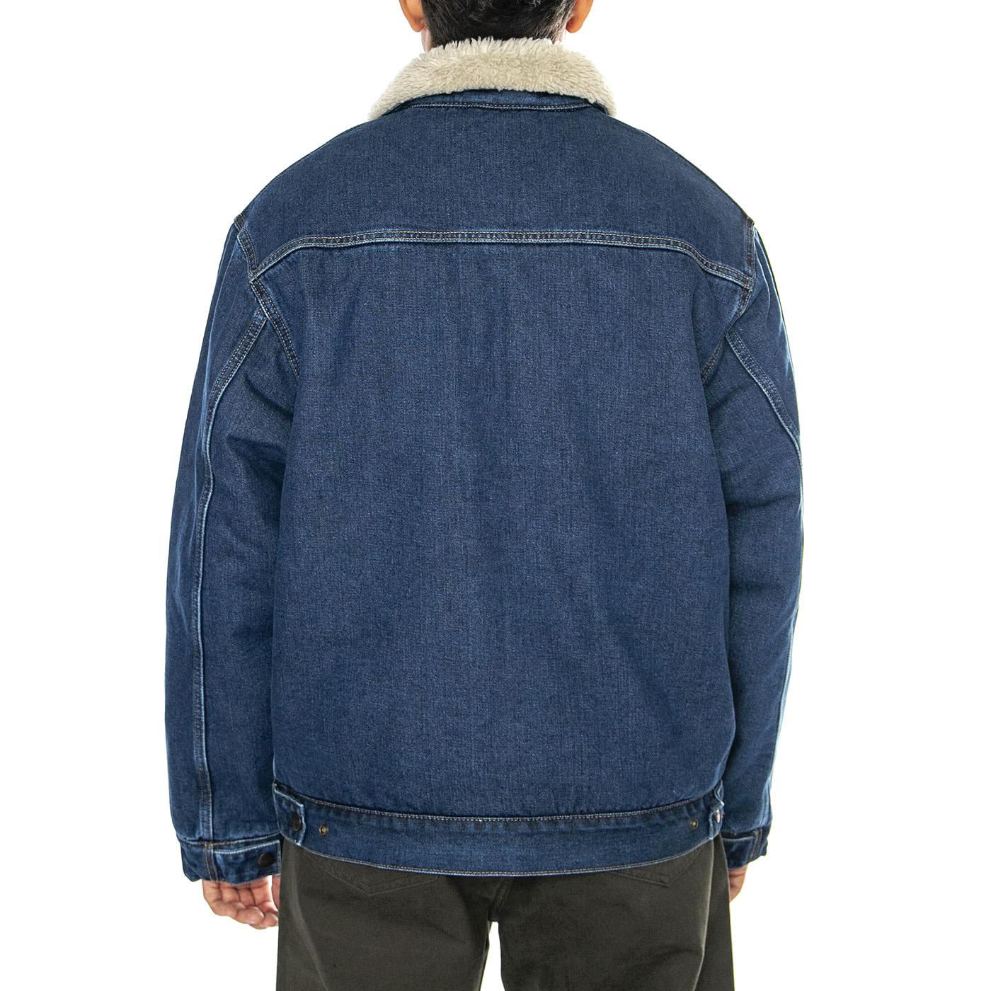 Herald Jacket Blue / Wall stone washed - Giacca Uomo Denim Jeans Blu I033765.2JR06  CARHARTT WIP 