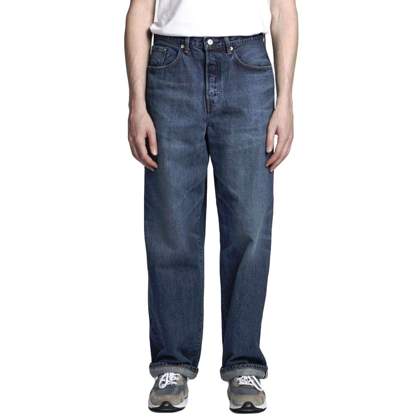 Wide Pant Dark Used - Pantaloni Denim Jeans Uomo Blu I032085.01.NB.32  EDWIN 