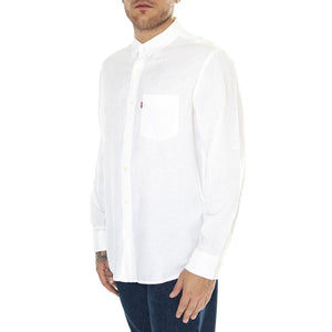 Sunset 1 Pocket Standard Bright White PL Neutral - Camicia Uomo Bianca 85746-0140  LEVIS 
