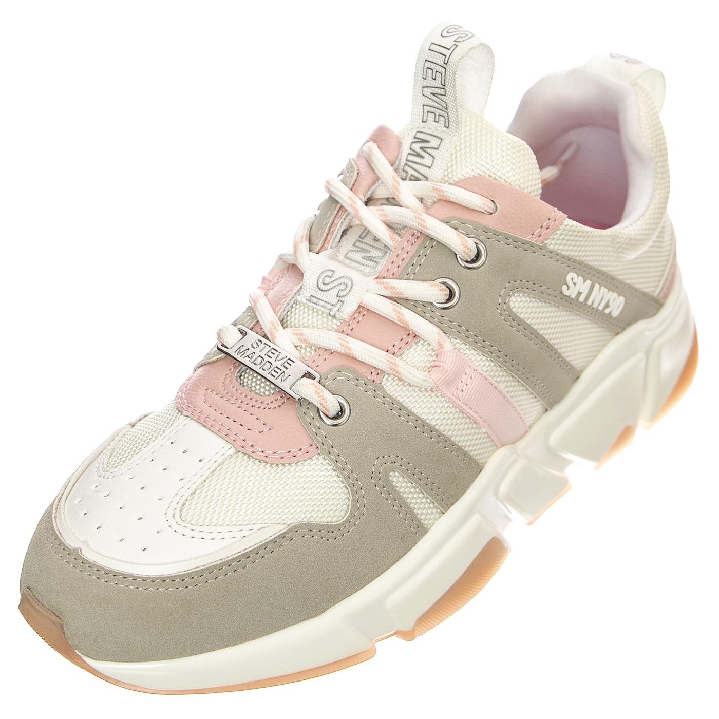 Gamegirl Bone / Pink - Scarpe Stringate Profilo Basso Donna Multicolore SMPGAMEGIRL-BON  STEVE MADDEN 