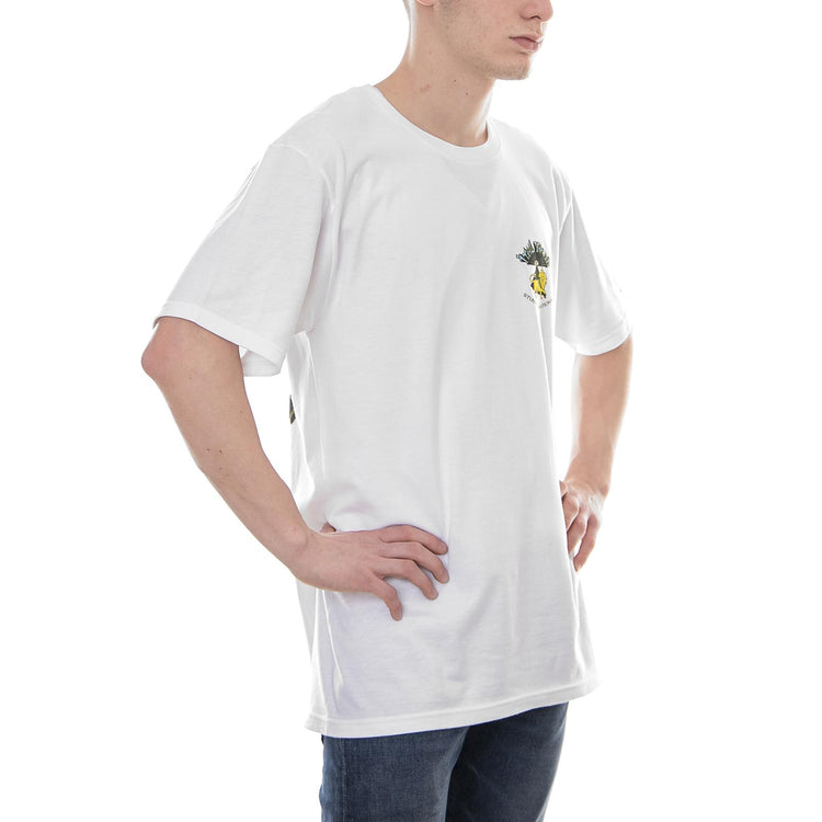 ITAL YOUTH TEE WHITE 1904228-WHIT . STUSSY 