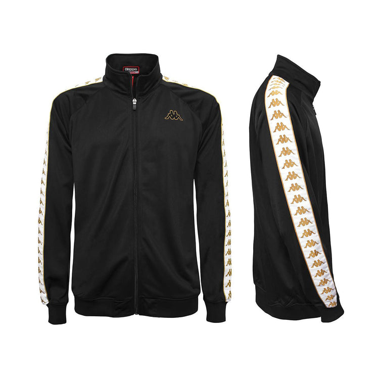 222 BANDA ANNISTON SLIM Black-White-Gold 301EFU0-C30  KAPPA 