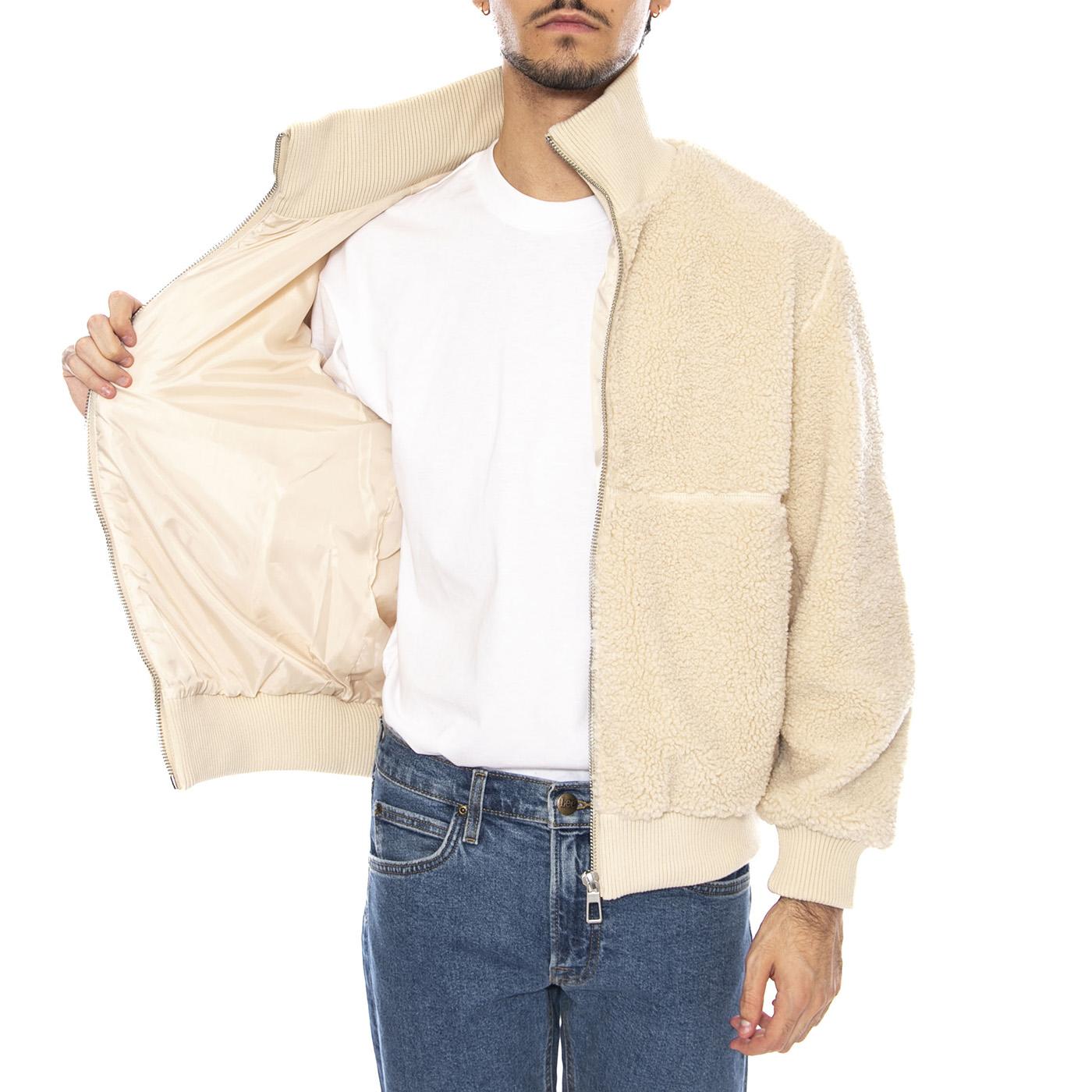 Ray Sherpa Jacket OTW Silver Lining - Giacca Uomo Ecru 22034703-4797917  ONLY & SONS 