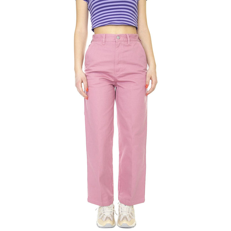 Brighton Carpenter Pant Vintage Pink - Pantaloni Donna Rosa 242020087-PIN  OBEY 