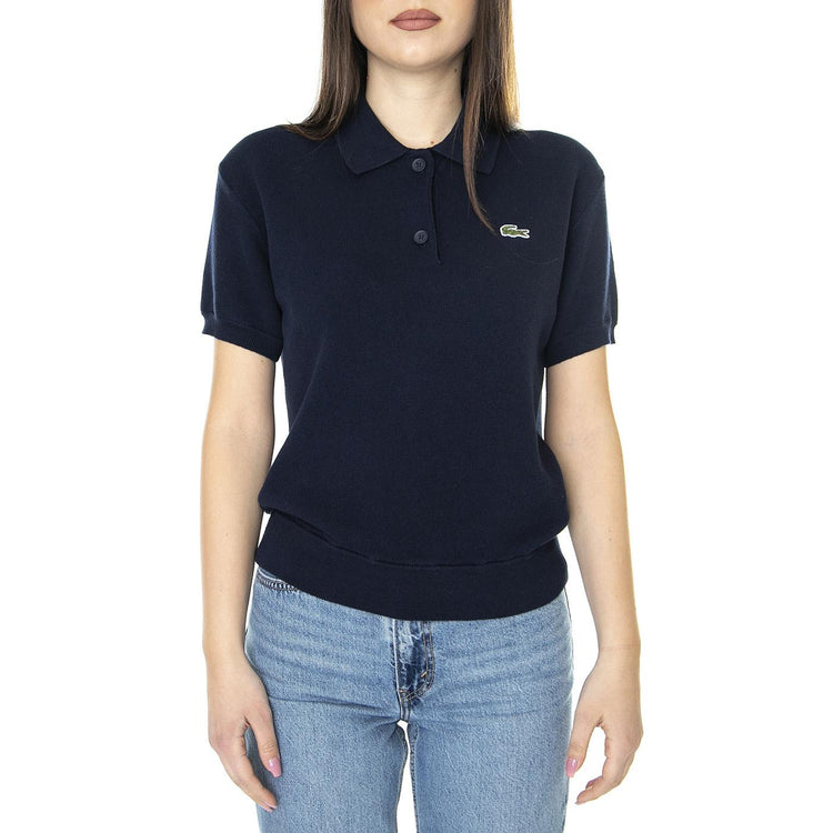 Pullover 166 - Polo Donna Blu AF5639-166  LACOSTE 
