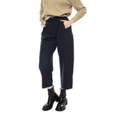 Sandi Lightdark Navy -- Pantalones Mujer Cropped Azul Oscuro Mujer ELVINE