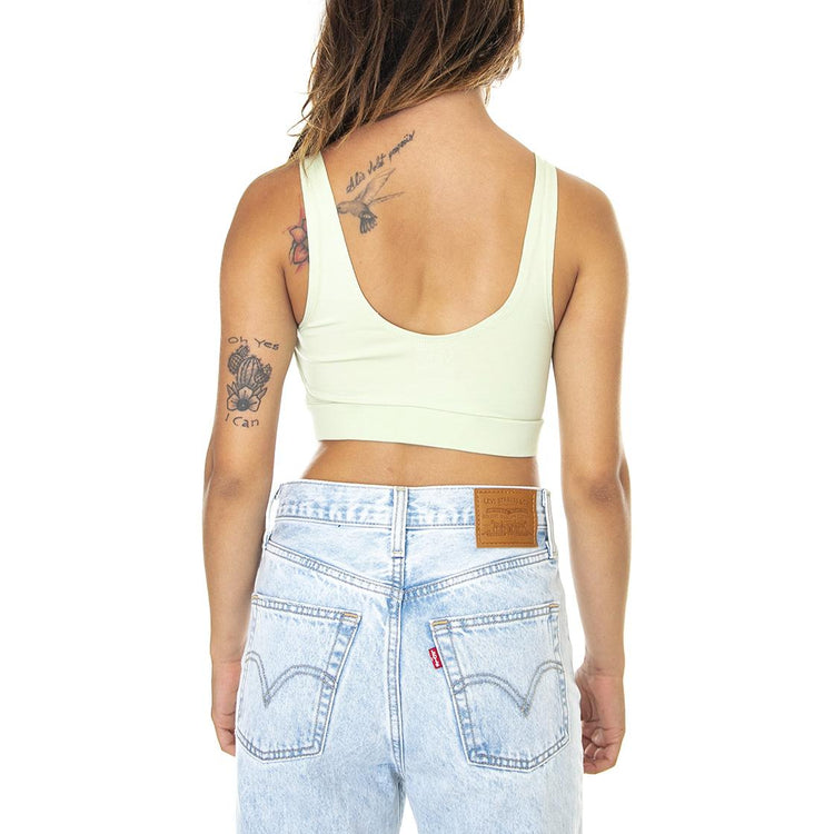 Wm Flying V Bralette - Top Donna Verde / Celadon Green VN0A7PNCYSJ1  VANS 