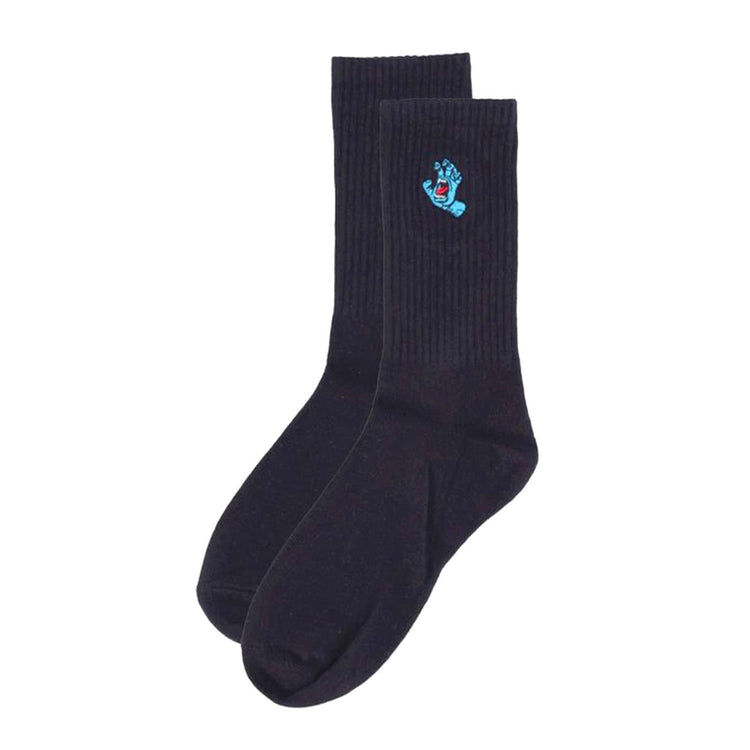 SCREAMING MINI HAND BLACK - Calzini Neri con Logo SCA-SCK-0128 BLK SANTA CRUZ 