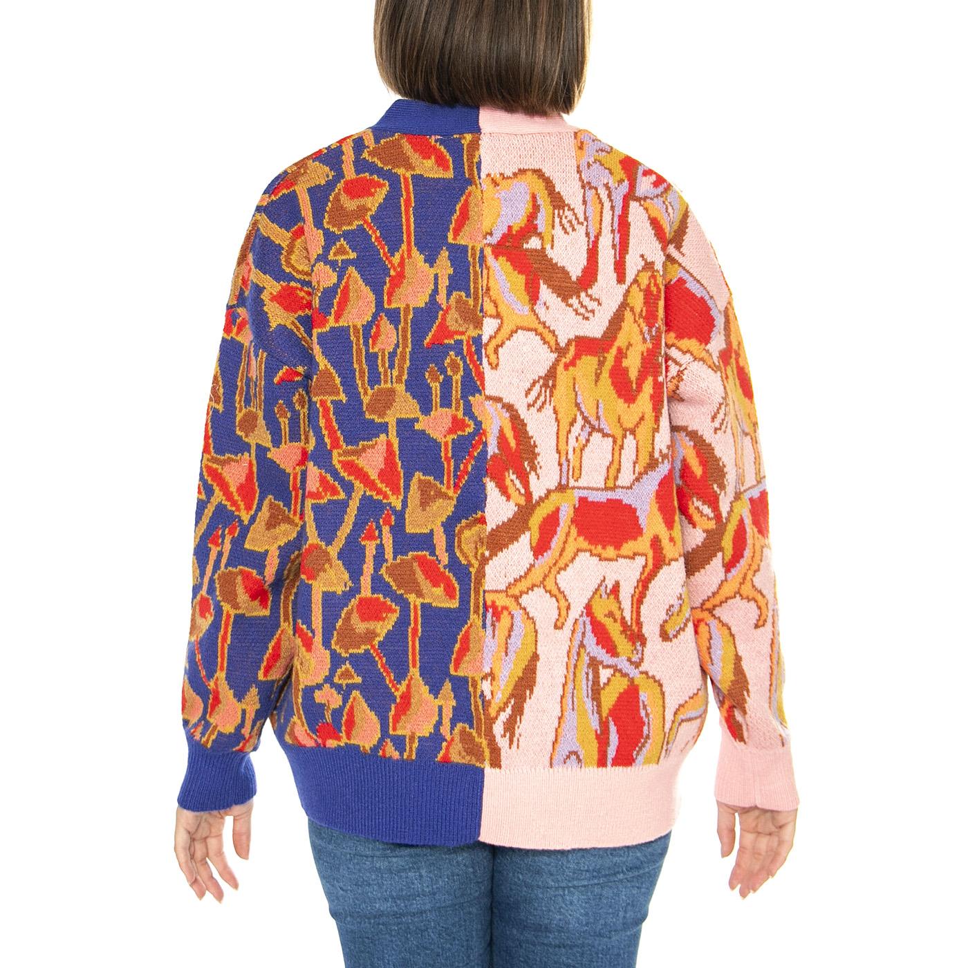 Chaqueta Punto Fantasia - Cardigan Donna Multicolore 15110325  MD'M 