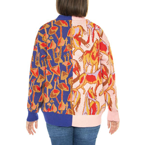 Chaqueta Punto Fantasia - Cardigan Donna Multicolore 15110325  MD'M 