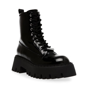 Over-Ride Black Patent - Stivaletti Stringati Donna Neri SMSOVER-RIDE-18  STEVE MADDEN 