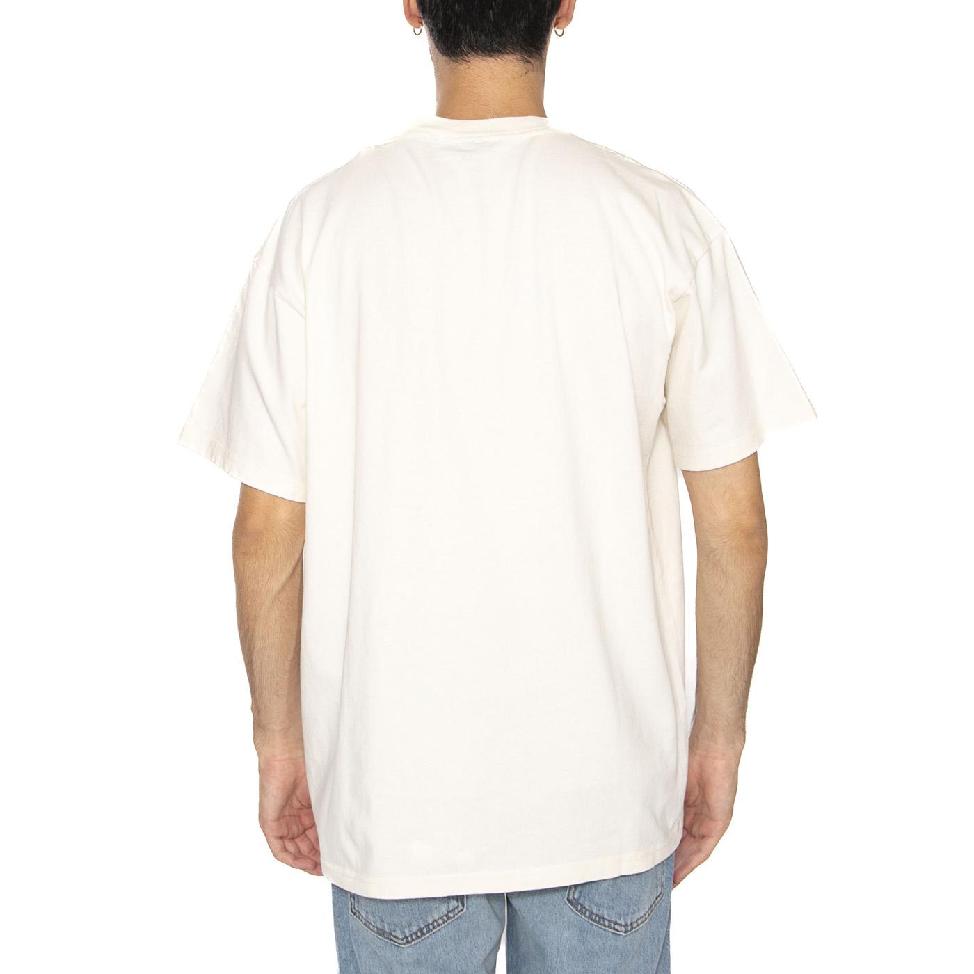 S/S Louder T-Shirt Wax - Maglietta Girocollo Uomo Beige I035202.D64G  CARHARTT WIP 