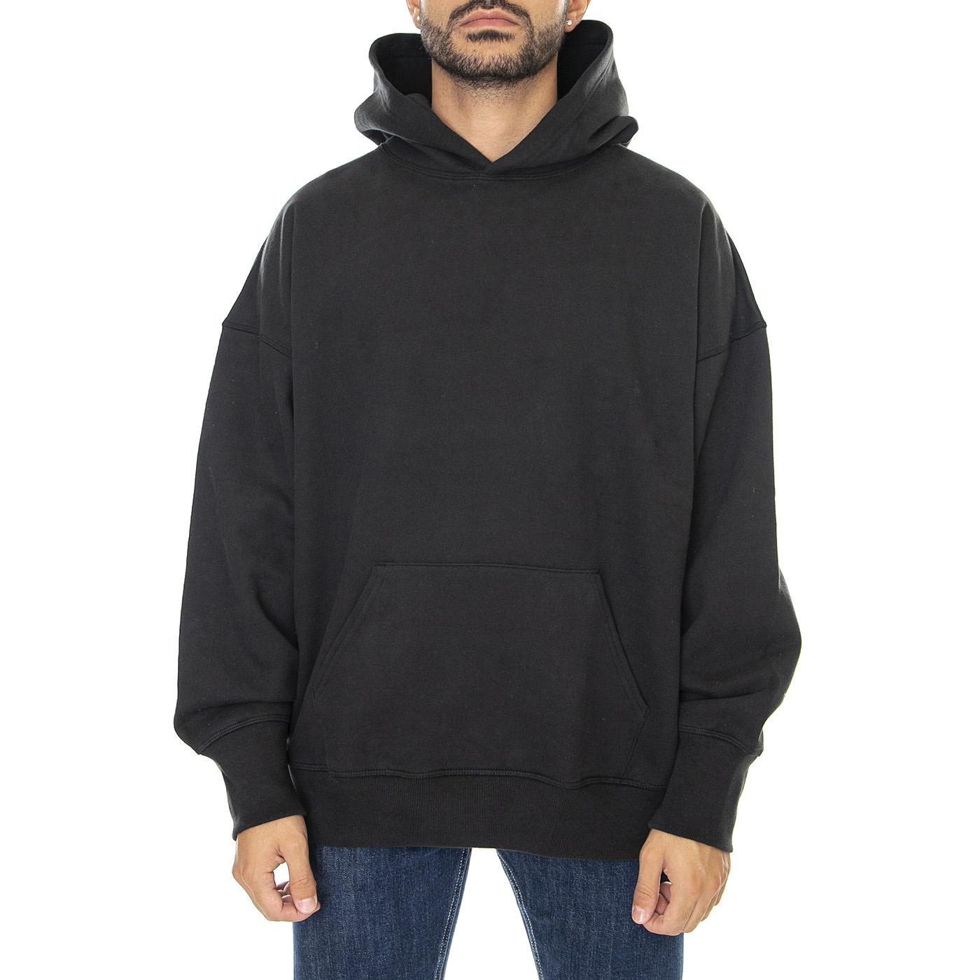 LMC Classic Hoodie Jet Black - Felpa con Cappuccio Uomo Nera A2198-0003  LEVIS 