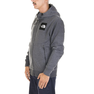 M FINE FULL ZIP HD TNF DA GREY HE T92TW7JBU  THE NORTH FACE 