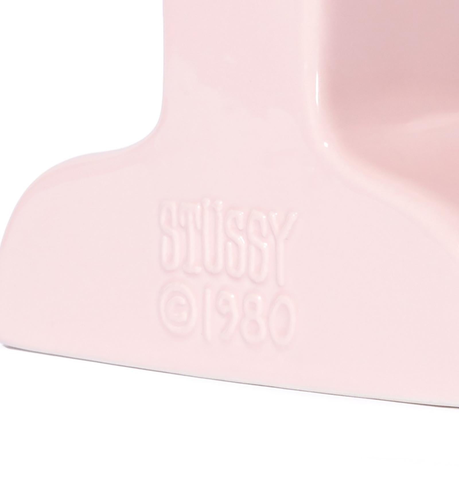 PALM CERAMIC VASE PINK 138628-PINK  STUSSY 