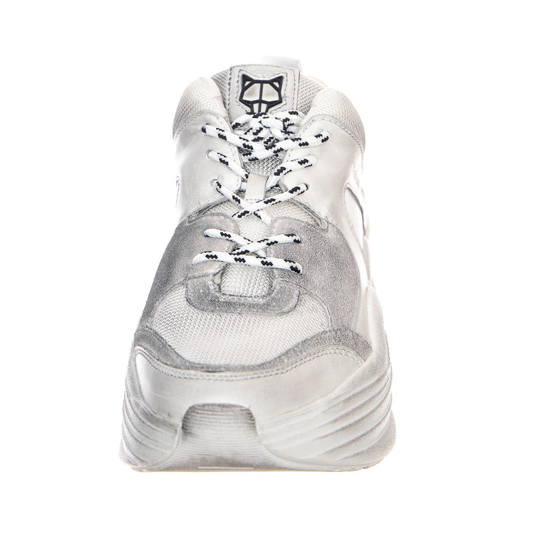 Titan Sneakers - Dirty White - Scarpe Profilo Basso Uomo Bianche NWMTITAN-WHT  NAKED WOLFE 