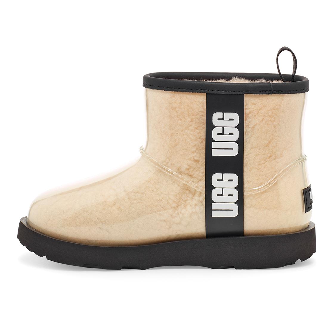 Classic Clear Mini II Natural / Black - Stivaletti Bambino / Bambina Beige UGKCLCLEMNB1112386K  UGG 