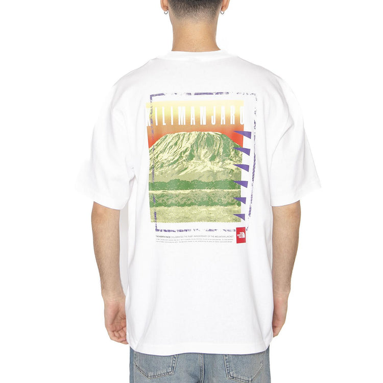 Unisex Axys Oversized S/S Tee - Maglietta Girocollo Uomo Bianca NF0A8C1RFN41  THE NORTH FACE 