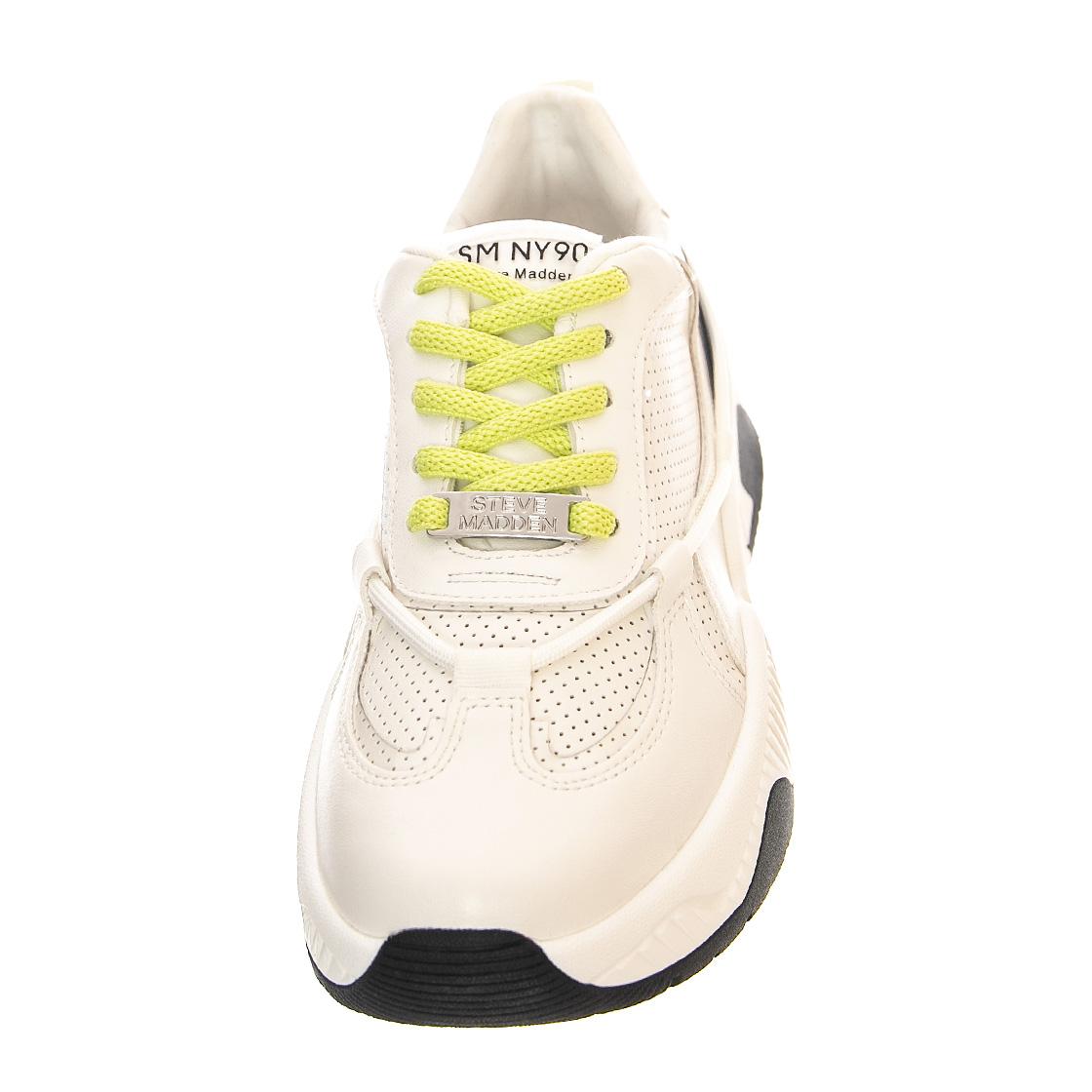 Womens Ultra Jam White Lace-Up Low-Profile Shoes SMPULTRA JAM-WGR  STEVE MADDEN 