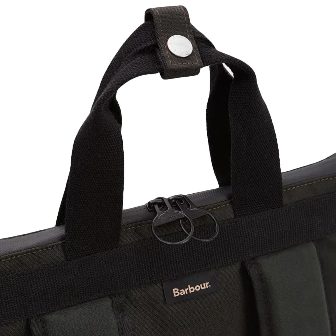 Field Wax Backpack Sage - Zaino Verde UBA0714 SG91 BARBOUR 