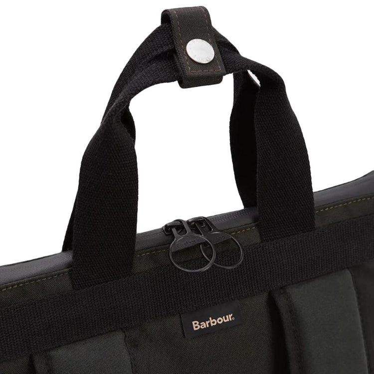 Field Wax Backpack Sage - Zaino Verde UBA0714 SG91 BARBOUR 