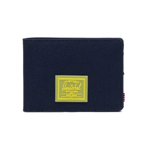 Roy Rubber Rfid Peacoat / Cyber Yellow - Portafogli Blu 10834-04714-OS  HERSCHEL 