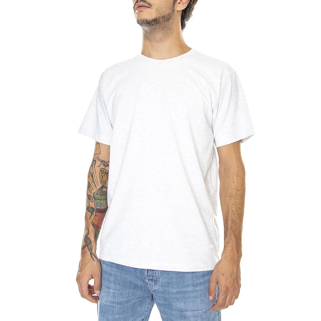 Standard Organic Tee SS 2 Pack Ash Grey - Confezione da Due Magliette Girocollo Uomo Grigie 131080300-AGRYe  OBEY 