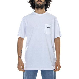 P-6 Logo Pocket Responsibili-Tee - White - Maglietta Girocollo Uomo 39178-WHI  PATAGONIA 
