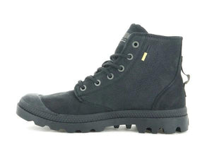 Pampa Hi Supply Lth Black / Black - Scarpe Stringate Profilo Alto Uomo Nere PAS77963-001-M  PALLADIUM 