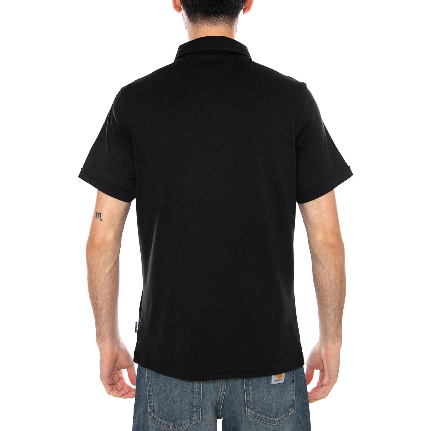 POLO BLACK - Polo Uomo Nera MML1496 BK31 BARBOUR 