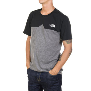 M S/S WEST PEAK TEE T MD G HE/T BL T92ZWYGVD  THE NORTH FACE 