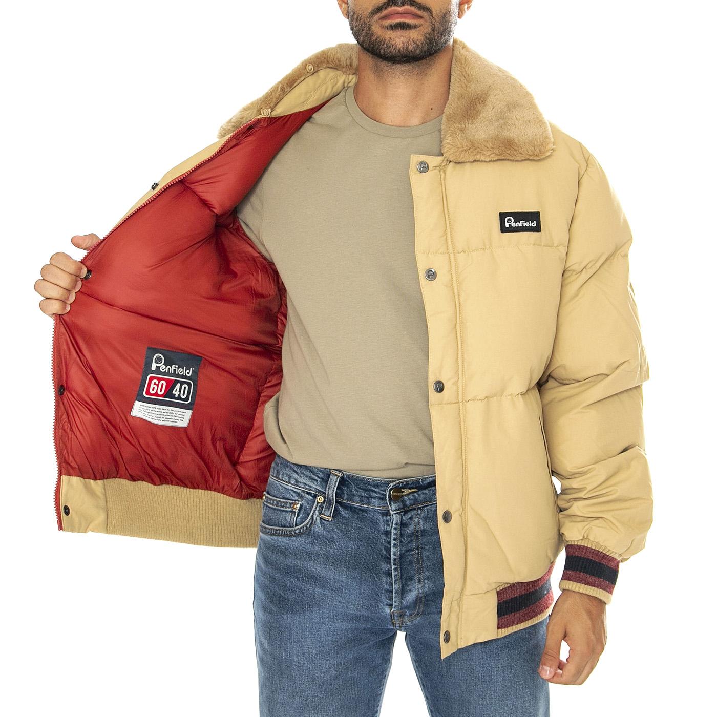 Archive Padded Bomber Star Fish - Giacca Uomo Beige PFD0433-J39  PENFIELD 