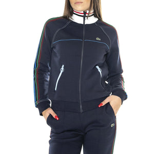 Sweatshirt SF1654-166 Blue - Felpa Donna Blu SF1654-166  LACOSTE 