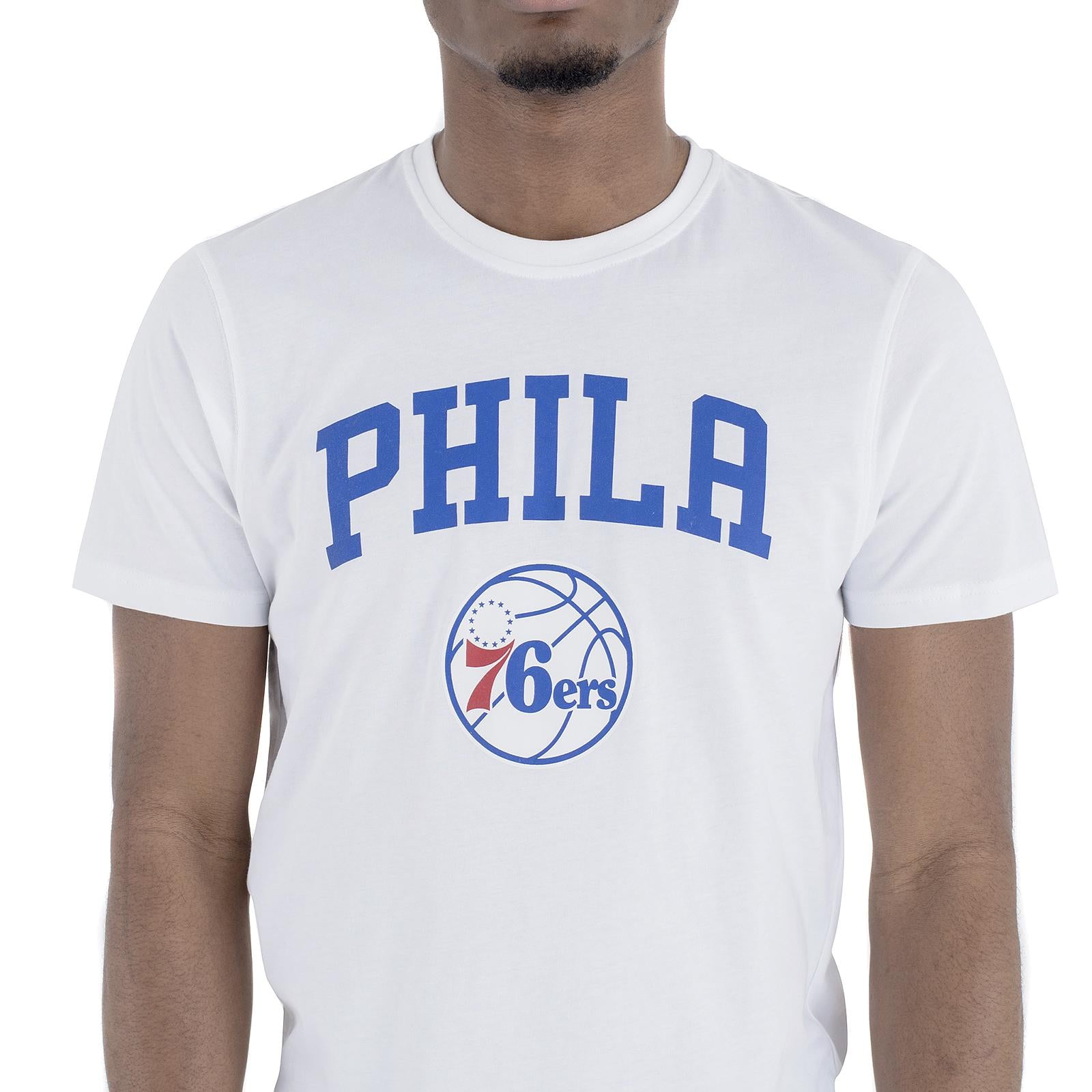 PHILADELPHIA 76ERS TEAM LOGO TEE PHI76E WHI 11546141  NEW ERA 