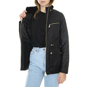 Panorama Wax Black - Giacca Invernale Donna Nera 222MLWX1254-BK11  BARBOUR 