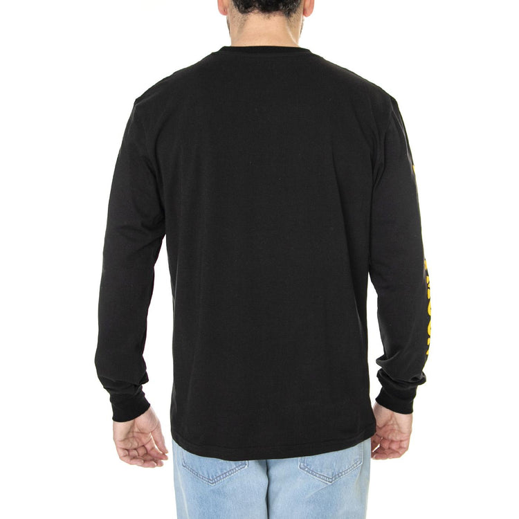 M' Honeymoon Longsleeve T-Shirt Black - Maglietta Girocollo Maniche Lunghe Uomo Nera LSV0061BLK  DOOMSDAY 