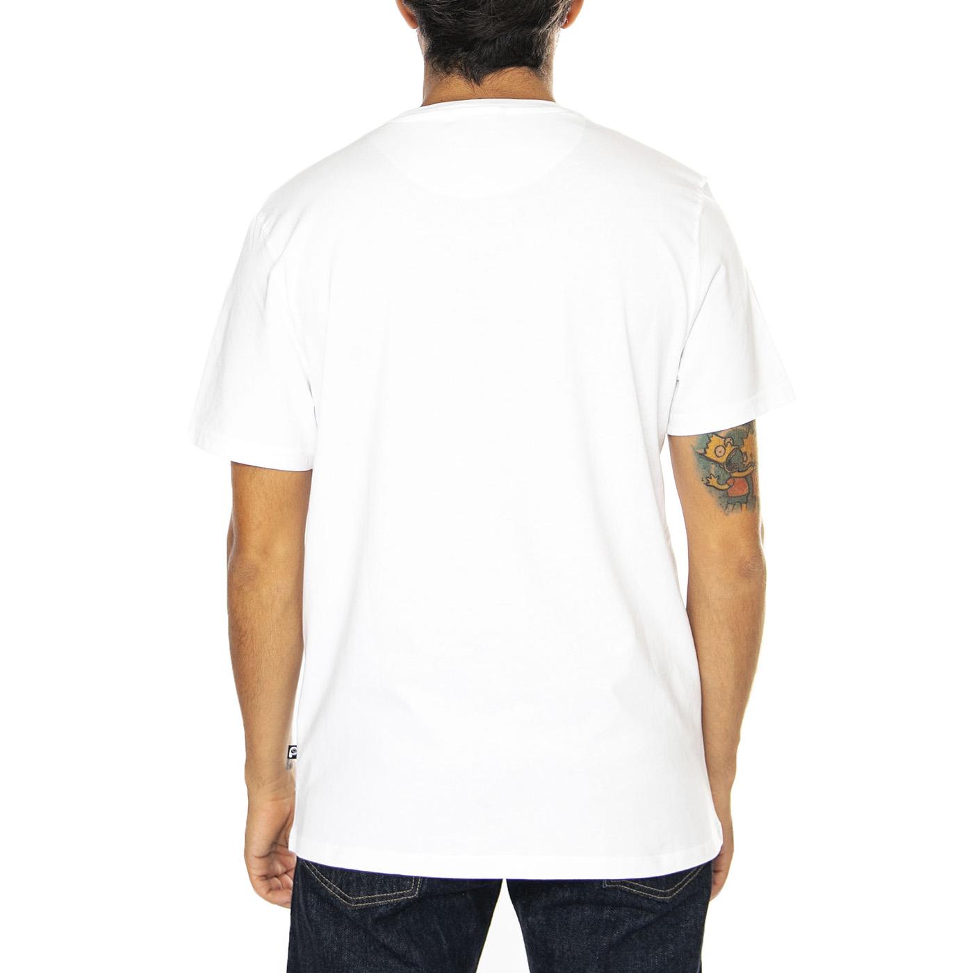 Penfield Bear Chest Print T-Shirt Bright White - Maglietta Girocollo Uomo Bianca PFD0019-002  PENFIELD 