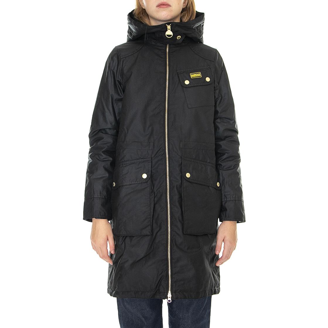 Monaco Wax Black - Giacca Invernale Donna Nera 222MLWX1259-BK71  BARBOUR 