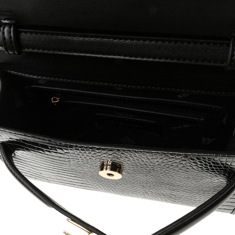 BMagnify Black / Gold - Borsa a Tracolla Nera SMABMAGNIFY-B-G  STEVE MADDEN 