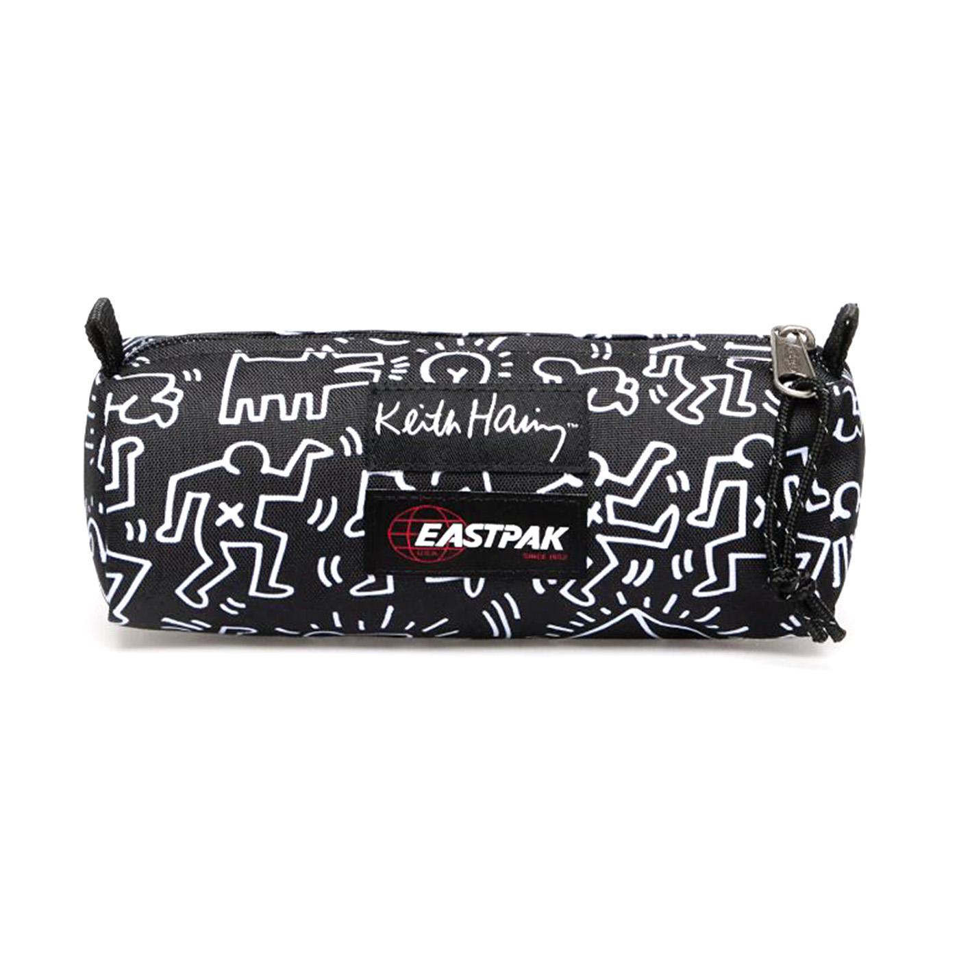 BENCHMARK SINGLE KEITH HARING BLACK / COLORED - Astuccio Multicolore Collaborazione Keith Haring EK000372 6Z21 EASTPAK 