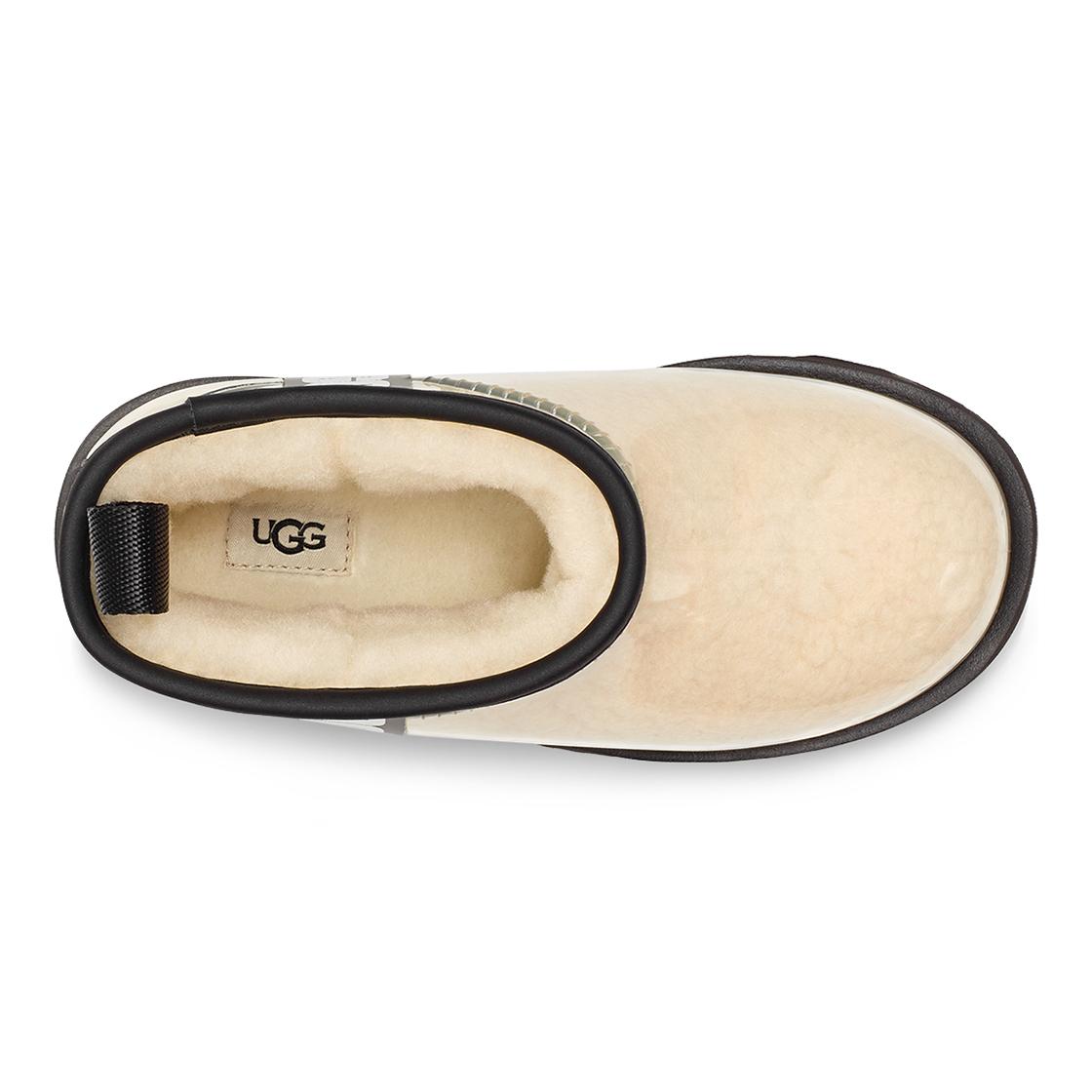 Classic Clear Mini II Natural / Black - Stivaletti Bambino / Bambina Beige UGKCLCLEMNB1112386K  UGG 