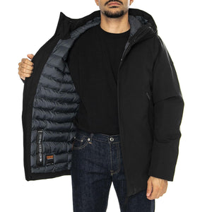 Vhinner Black - Giacca con Cappuccio Uomo Nera 331187-110  ELVINE 